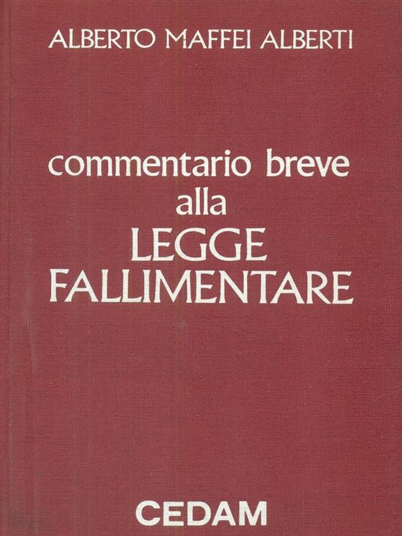 Commentario breve alla legge fallimetare
