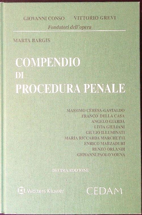 Compendio di procedura penale