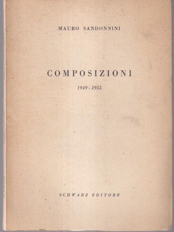 Composizioni 1949 - 1955