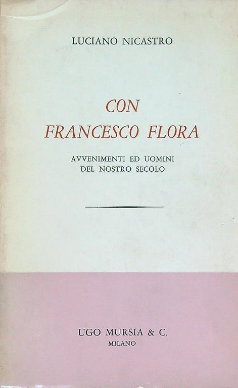 Con Francesco Flora