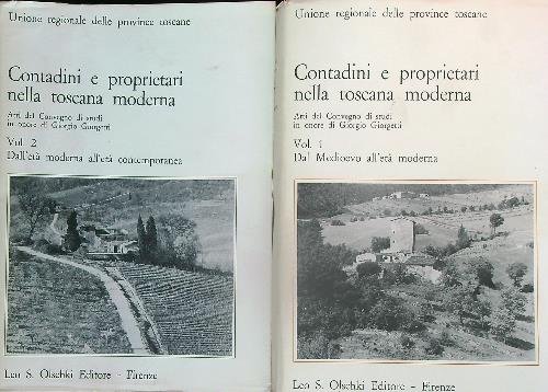 Contadini e proprietari nella toscana moderna. 2vv