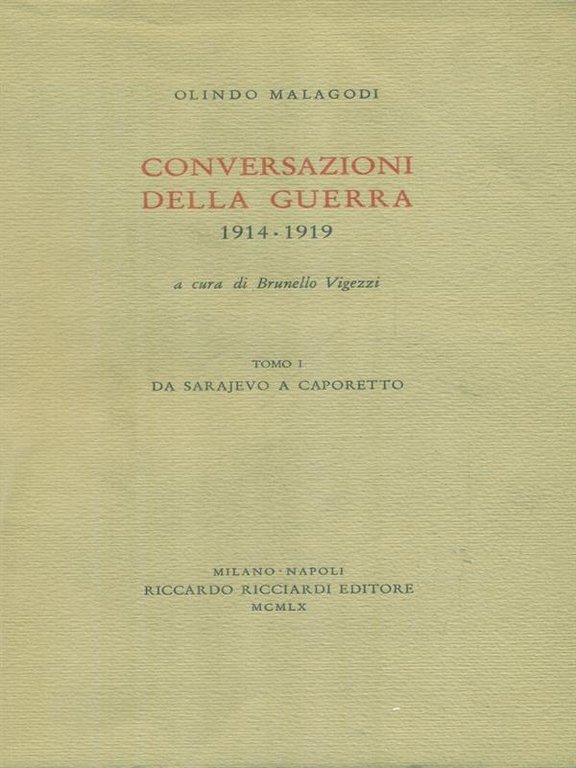 Conversazioni sulla guerra 2vv