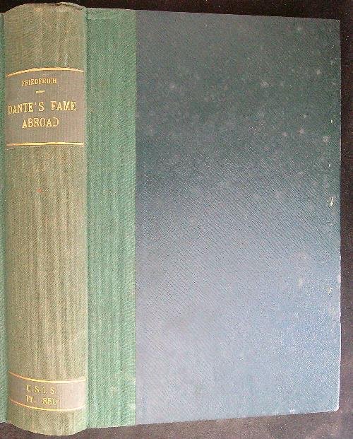 Dante's fame Abroad 1350 - 1850