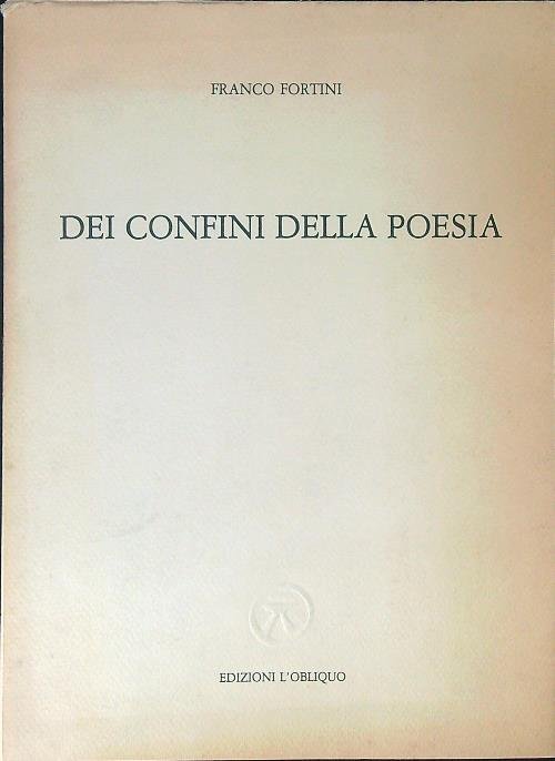 Dei confini della poesia