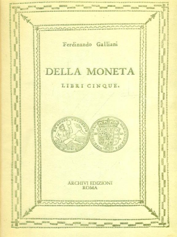 Della moneta. Libri cinque