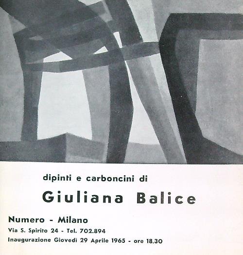 Dipinti e carboncini di Giuliana Balice
