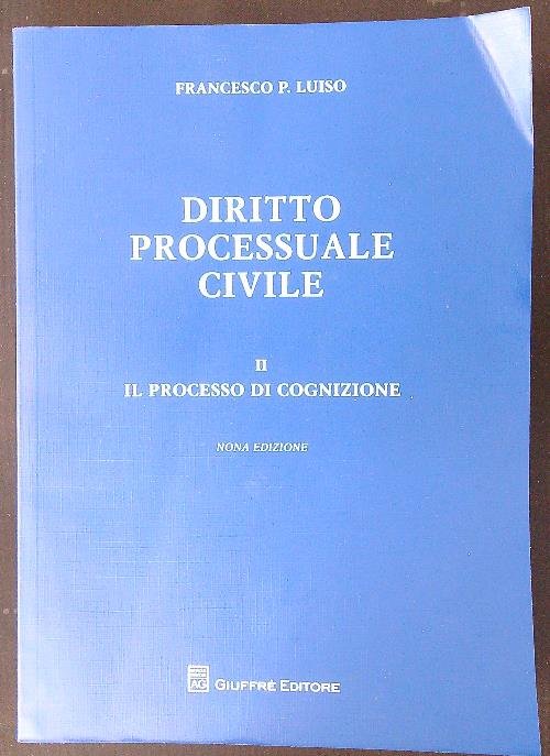 Diritto processuale civile II