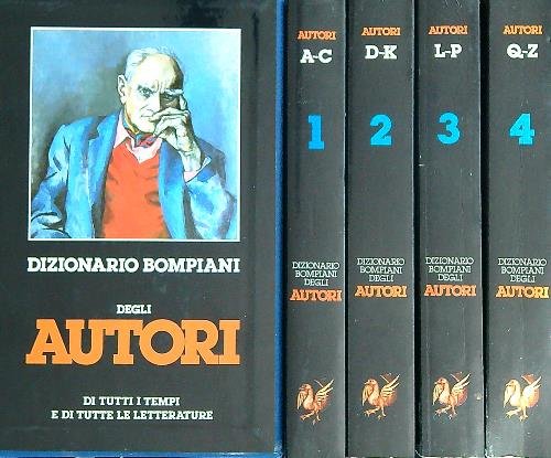 Dizionario Bompiani degli autori. 4vv