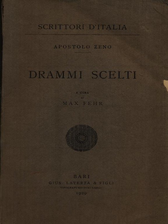 Drammi scelti