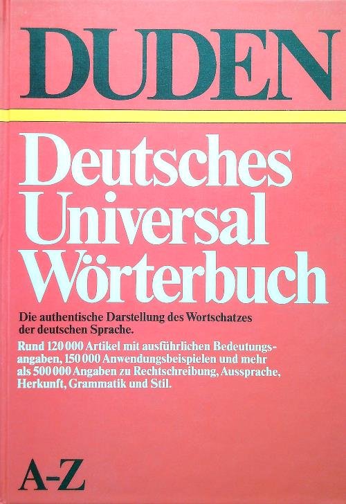 Duden - Deutsches Universalwörterbuch A-Z