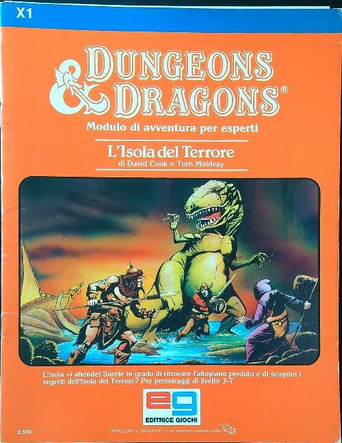 Dungeons and Dragons: l'Isola del Terrore. Modulo di avventura X1 …