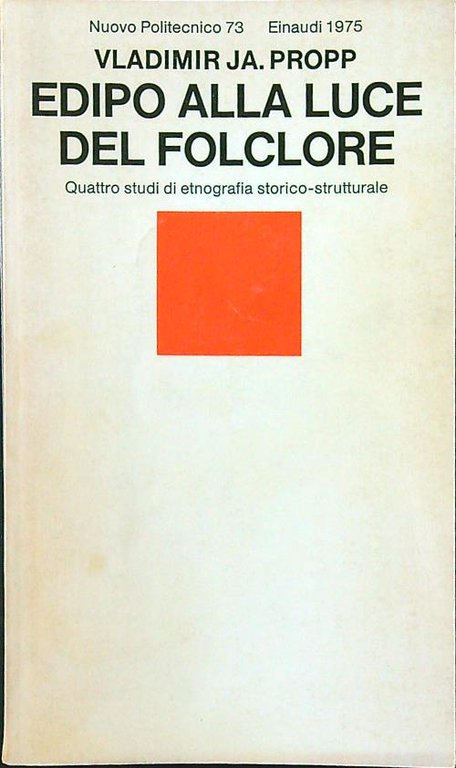 Edipo alla luce del folclore