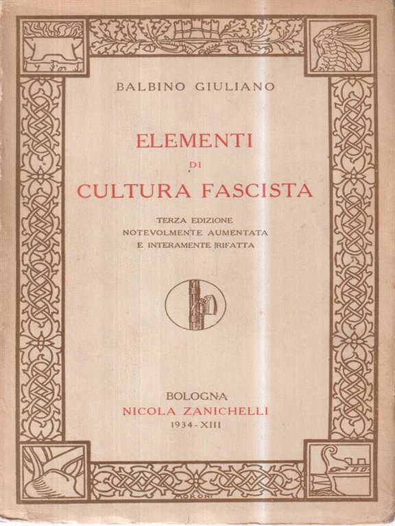 Elementi Di Cultura Fascista