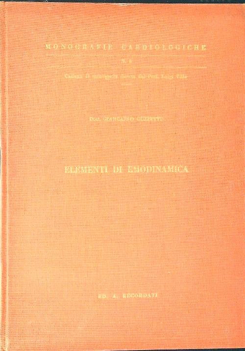 Elementi di emodinamica