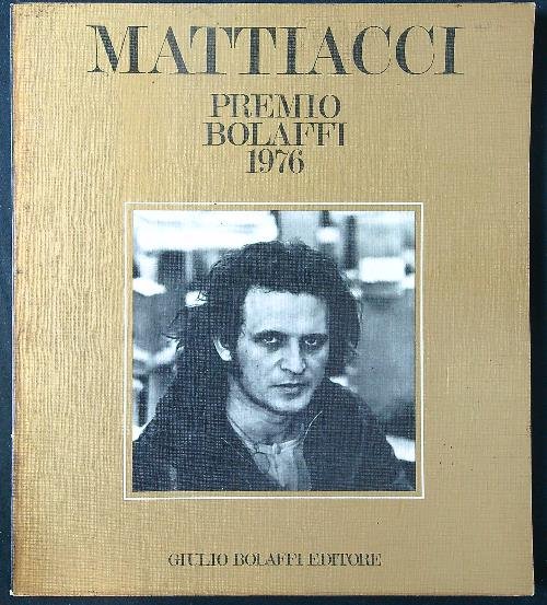 Eliseo Mattiacci premio Bolaffi 1976