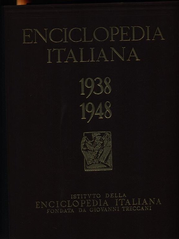 Enciclopedia italiana 1938-1948 2vv | Immagine Gallery 2