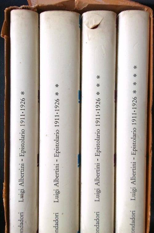 Epistolario 1911-1926 4 Volumi | Immagine principale