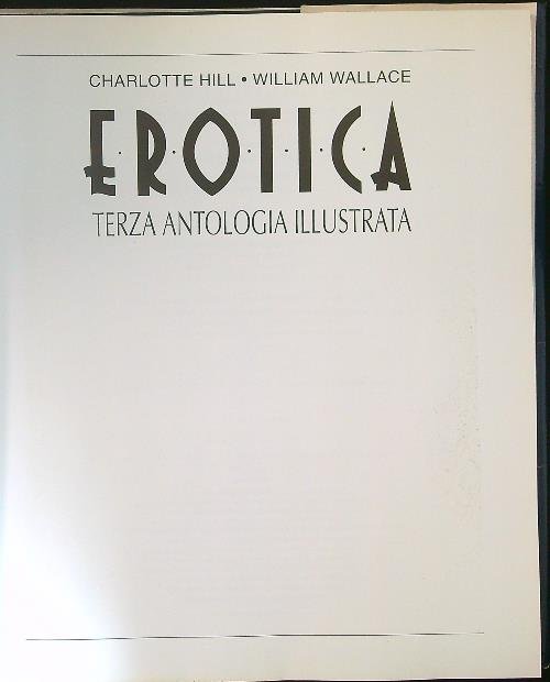 Erotica Terza antologia illustrata