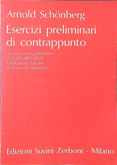 Esercizi preliminari di contrappunto