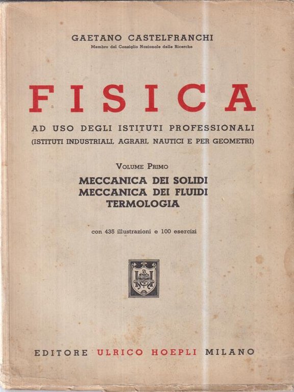 Fisica. Ad uso degli istituti professionali 2 voll