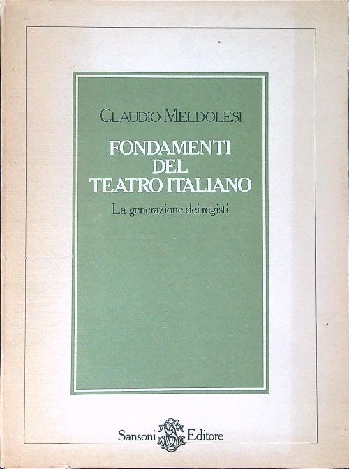 Fondamenti del teatro