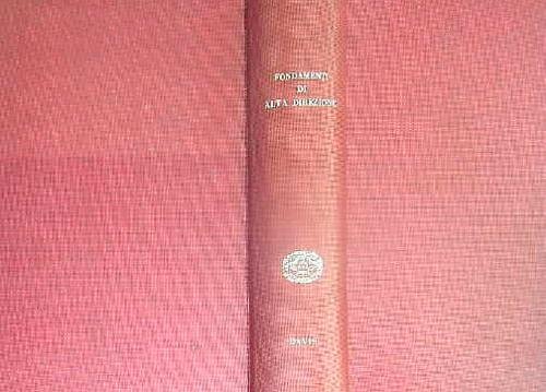 Fondamenti di alta direzione