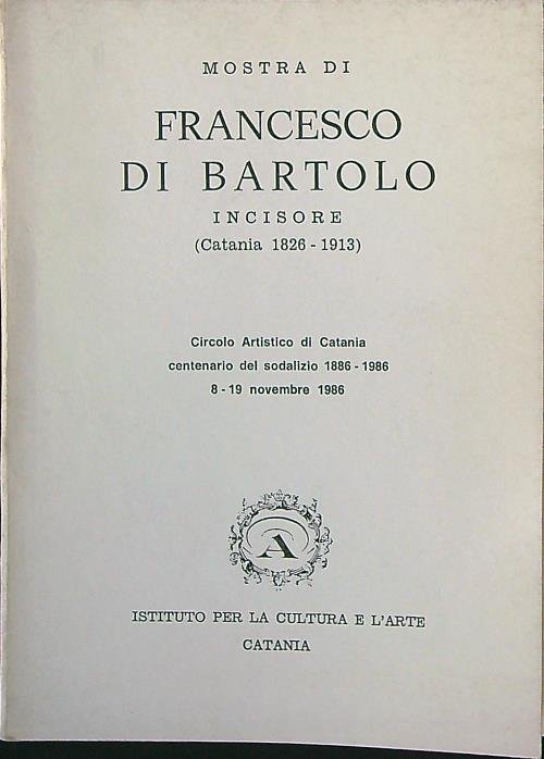 Francesco di Bartolo incisore | Immagine principale