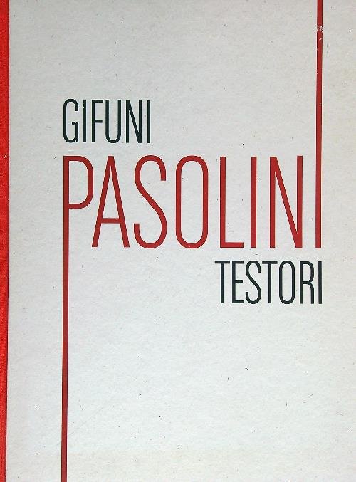 Gifuni. Pasolini. Testori