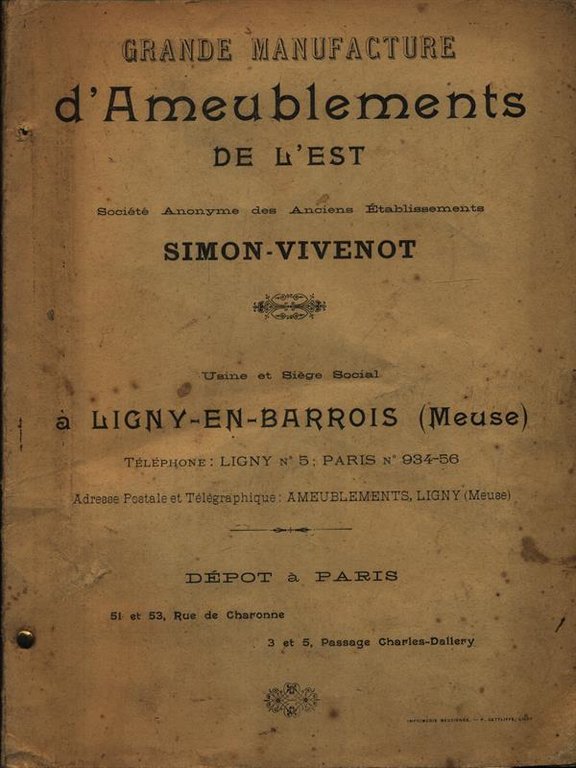 Grande manifacture d'ameublements de l'est