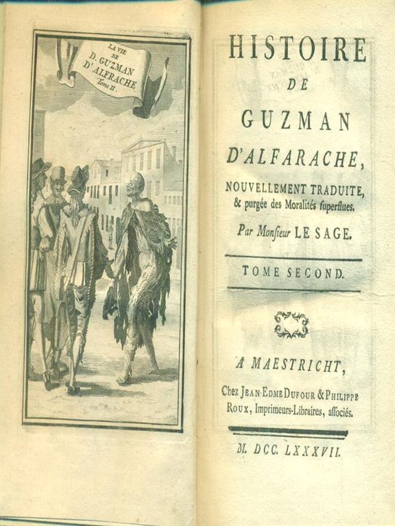 Histoire de Guzman d'Alfarache 2vv