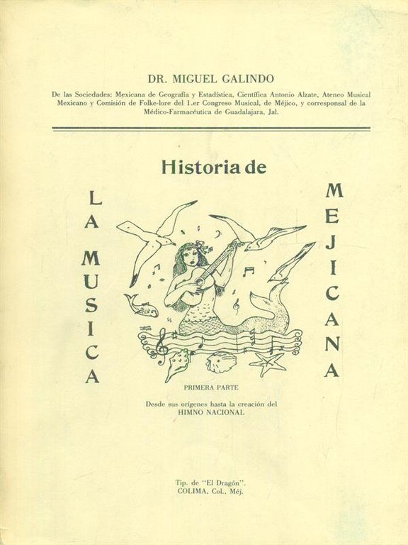Historia de la musica mejicana tomo I