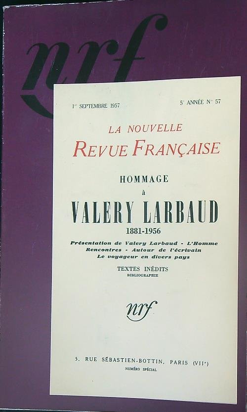 Hommage a' Valery Larbaud