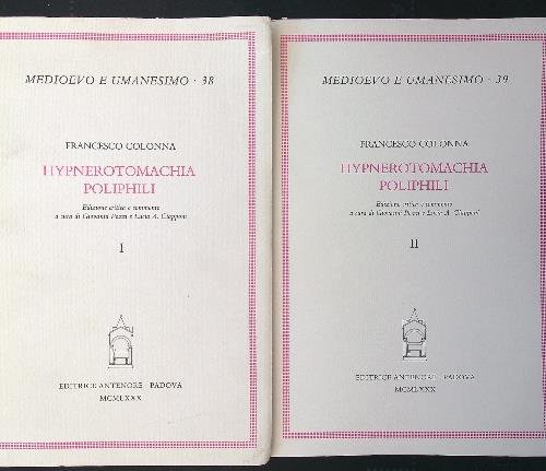 Hypnerotomachia poliphili 2 voll.