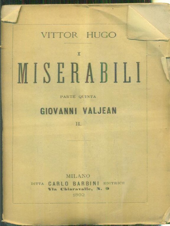 I miserabili 10 vv