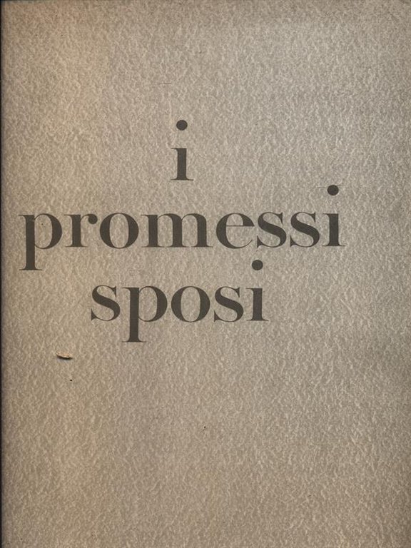 I promessi sposi 12vv