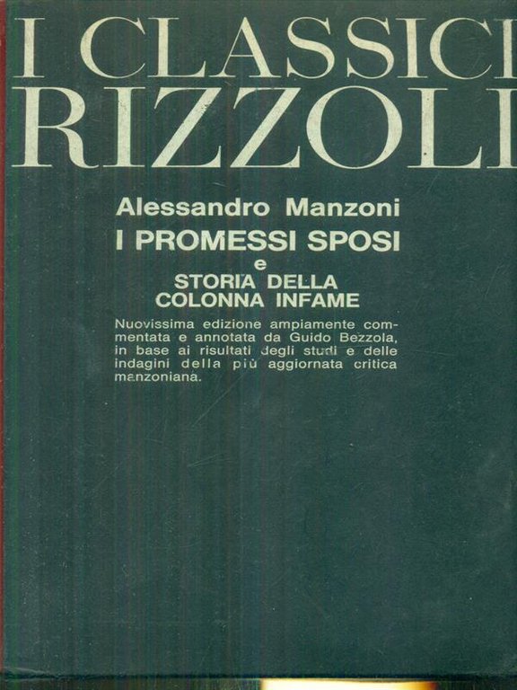 I promessi Sposi e la storia della colonna infame
