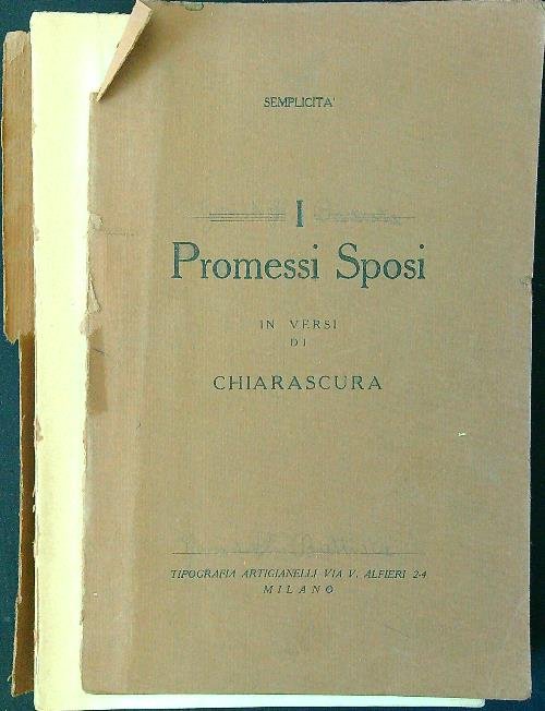 I promessi sposi in versi