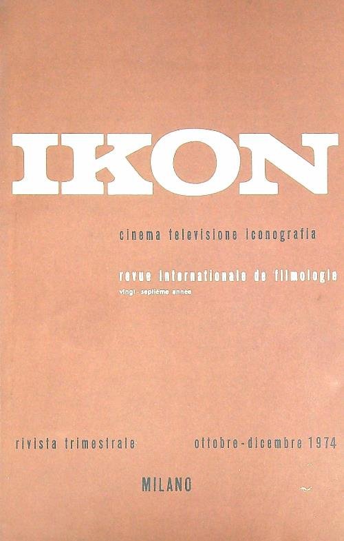 Ikon 91/ Ott-dic 1974