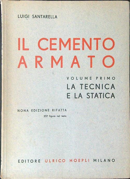Il cemento armato Vol 1