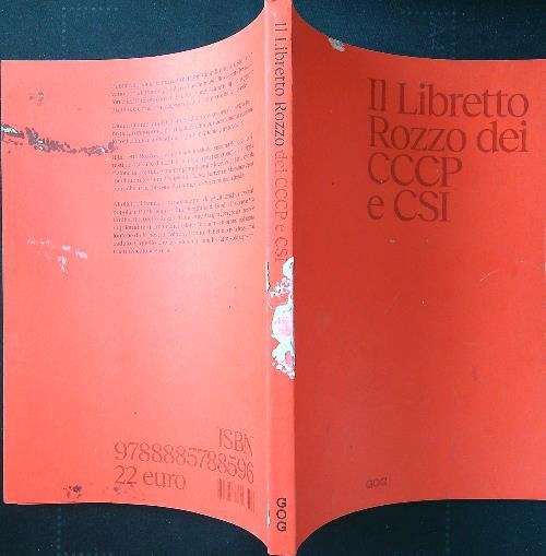 Il libretto rozzo dei CCCP e CSI