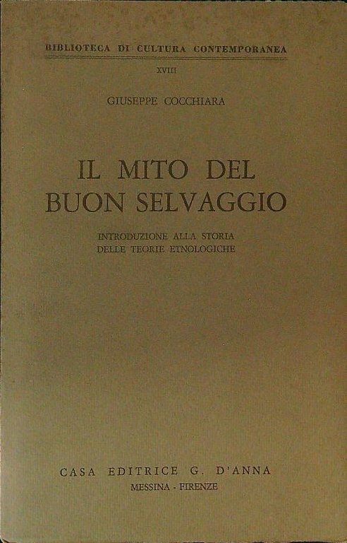 Il mito del buon selvaggio