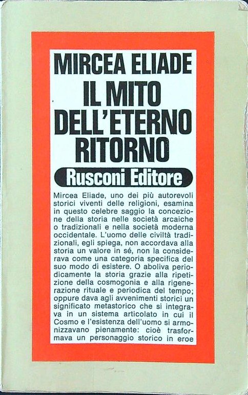 Il mito dell'eterno ritorno