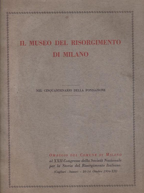 Il museo del risorgimento di Milano