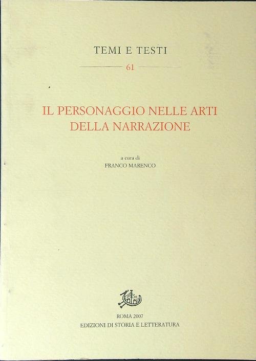 Il personaggio nelle arti della narrazione | Immagine principale