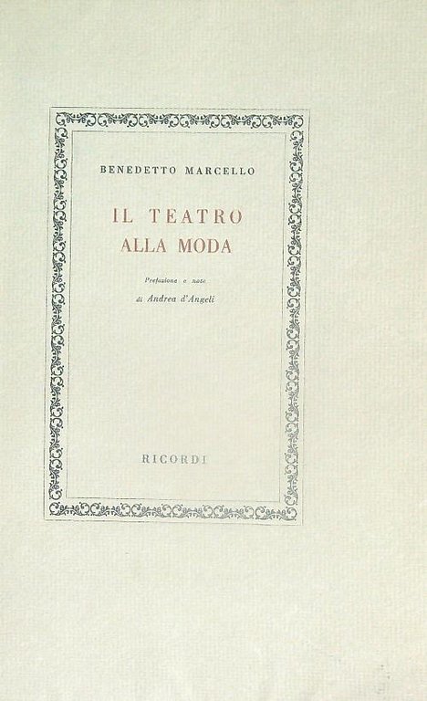 Il teatro alla moda