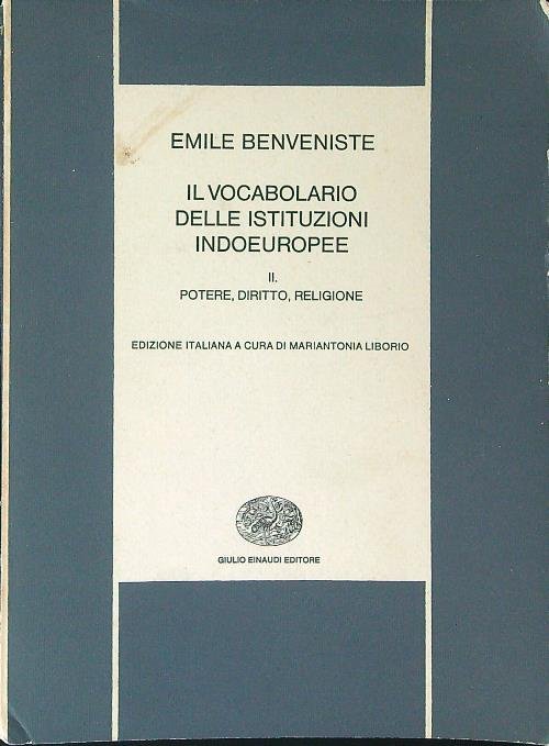 Il vocabolario delle istituzioni