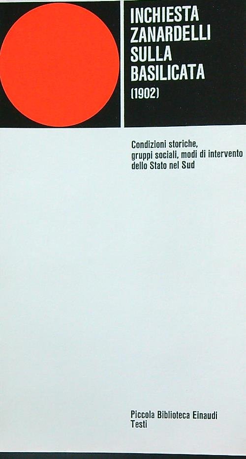 Inchiesta Zanardelli sulla Basilicata (1902)