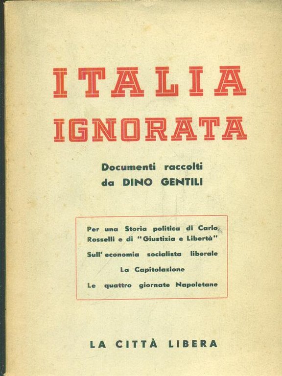 Italia ignorata
