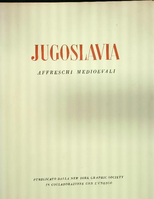 Jugoslavia Affreschi medioevali