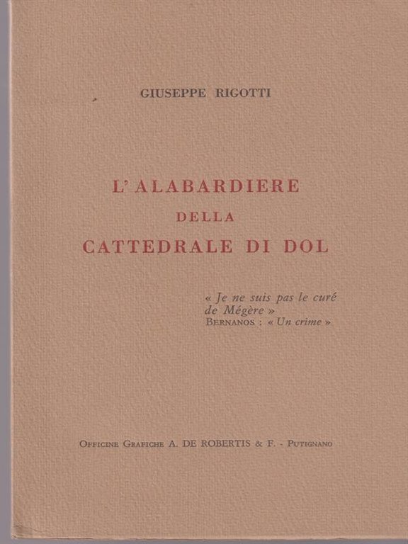 L'Alabardiere Della Cattedrale Di Dol